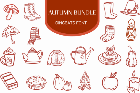 Autumn Bundle: A Cozy Font for Creative Projects