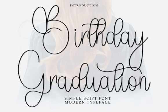 Birthday Graduation Font