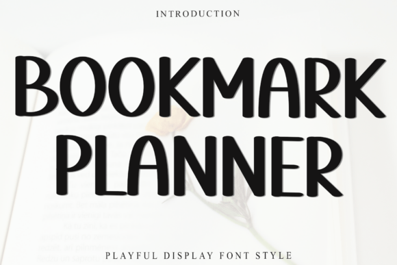 Bookmark Planner Font Review