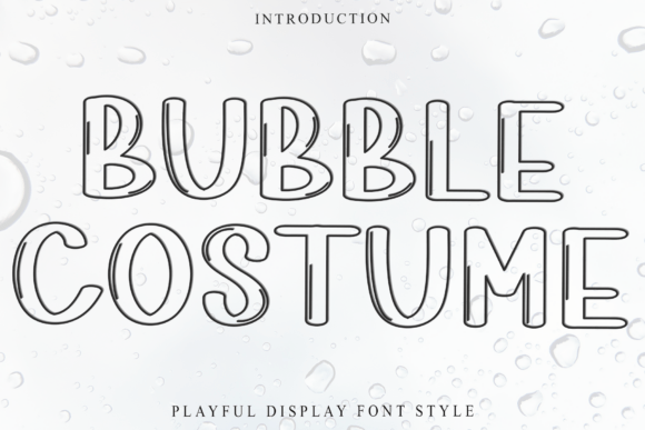 Bubble Costum: A Bold Font for Creative Campaigns