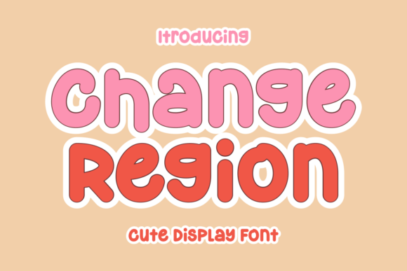 Change Region Font for Creative Projects