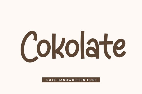 Cokolate: A Handwritten Font for Elegant Design