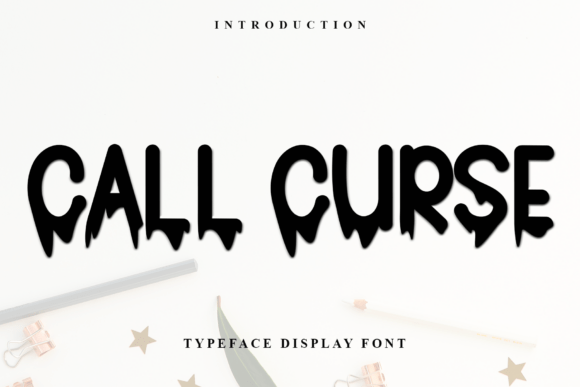Creepy Curse: A Bold, Haunting Display Font