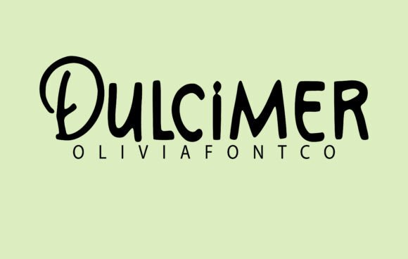 Dulcimer Font: Sweet & Friendly Design