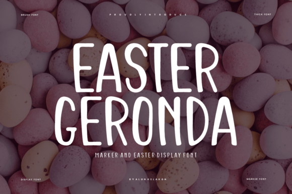 Easter Geronda Font for Creative Projects