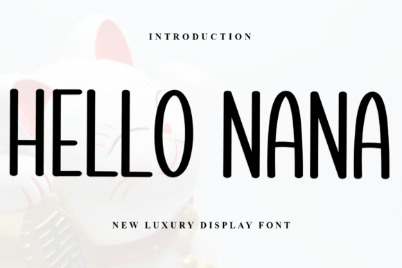 Hello Nana Font: Elegant Serif for Web Design