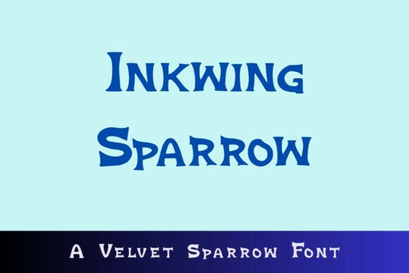 Inkwind Sparrow: A Hand-inked Serif Font