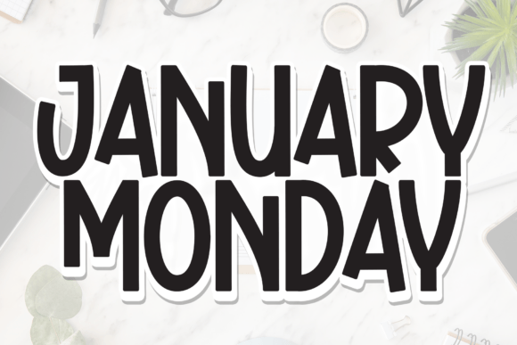 January Monday Font for Web Design