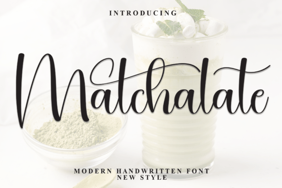 Matchalate: A Script Font for Creative Marketing
