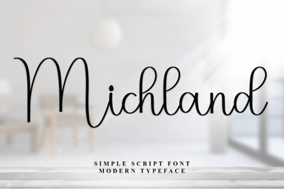 Michland Font: Handwritten Elegance for Editorial Design