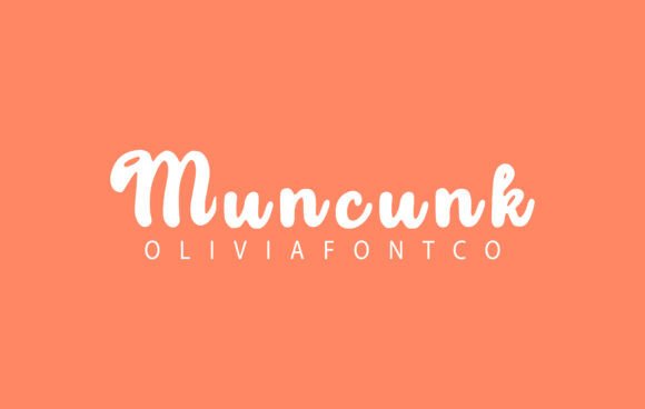 Muncunk: A Sweet Serif Font