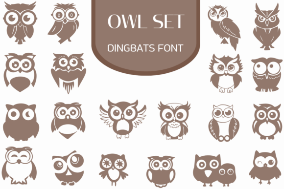 Owl Set: A Creative Font for Marketers