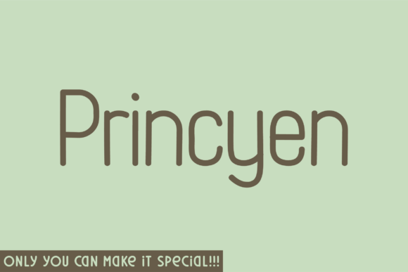Princyen: A Natural Handwritten Font for Web Design