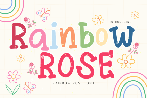 Rainbow Rose Font Review