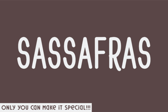 Sassafras: A Handwritten Font for Web Design