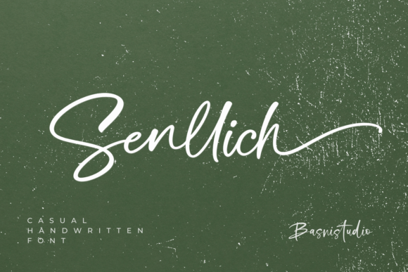Senlich: A Warm Handwritten Font