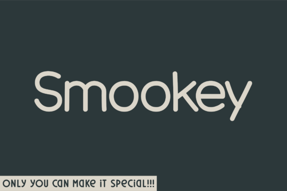 Smookey: A Natural Handwritten Font