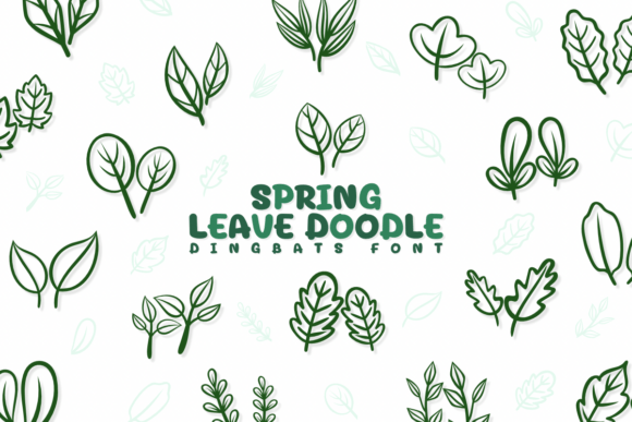 Spring Leave Doodle Font