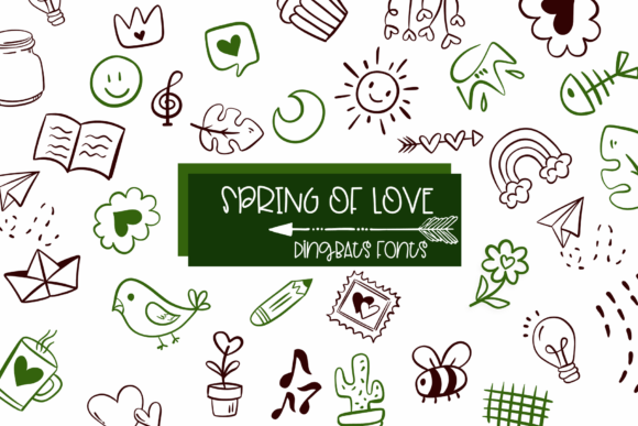 Spring of Love Font for Web Design