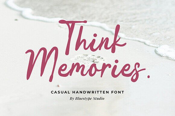 Think Memories Font for Editorial Design