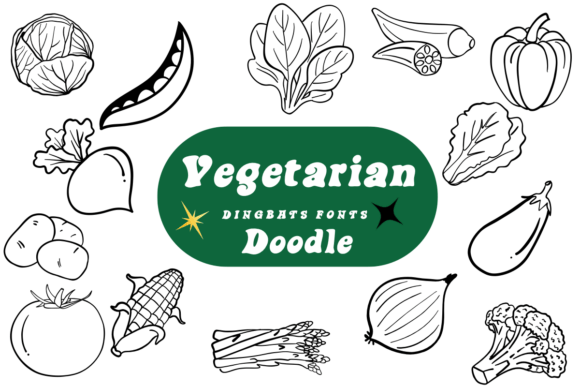 Vegetarian Doodle Font Review
