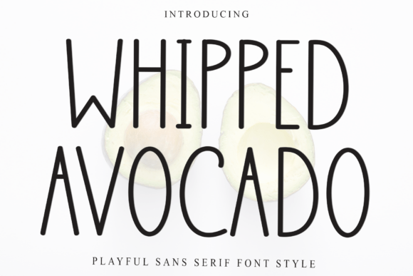 Whipped Avocado Font for Web Design